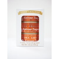 Katsuo Tsuyu Canned Kona Abalone Gift Box (3 cans)